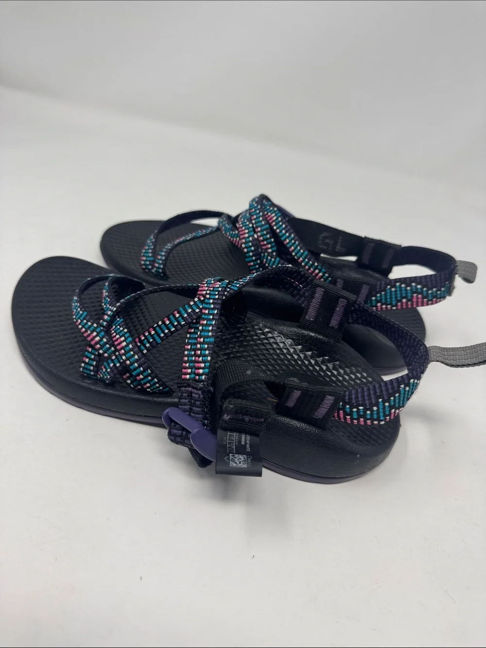CHACO ECOTREAD SANDALS KIDS SIZE 3 MULTI-COLOR SHOES